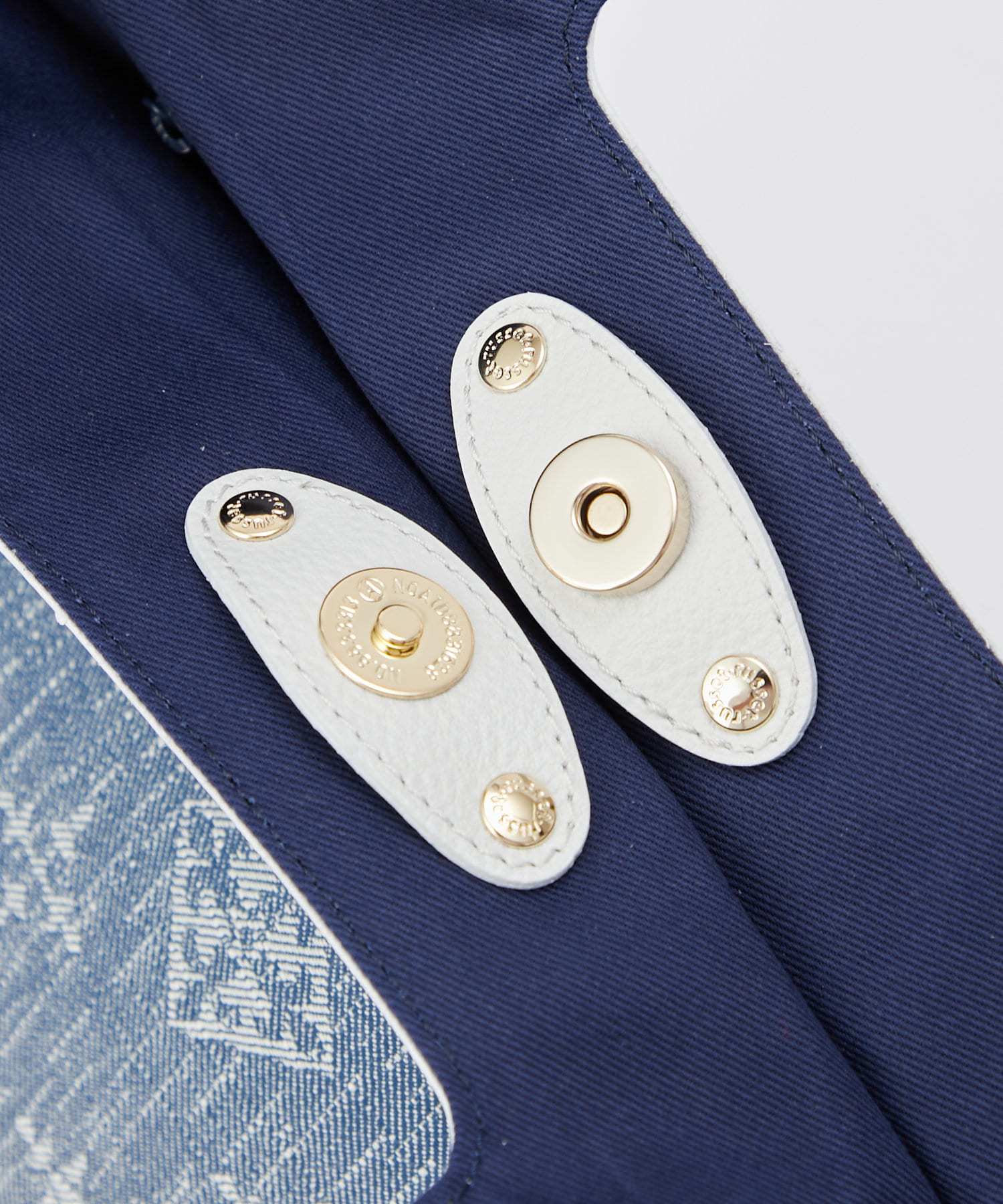 *4-6 WEEKS* (1219) LIMITED EDITION Russet [Denim jacquard] Tote bag Indigo